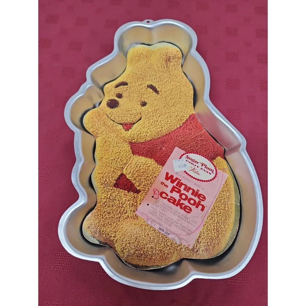 Vintage 1976 Wilton Winnie The Pooh Cake Pan/Mold Original Paper Insert 2105-379